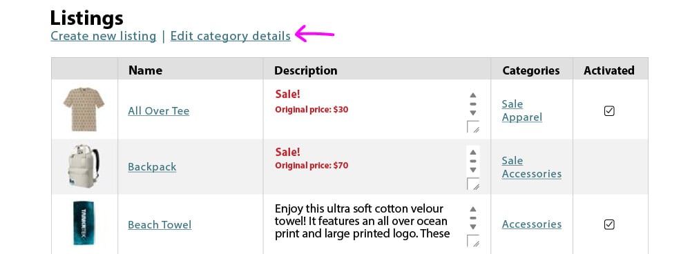 Portals: Self-service category management